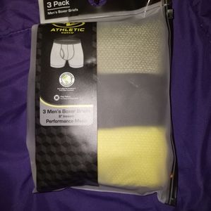 ATHLETIC WORKS 3 PACK BOXER BRIEFS